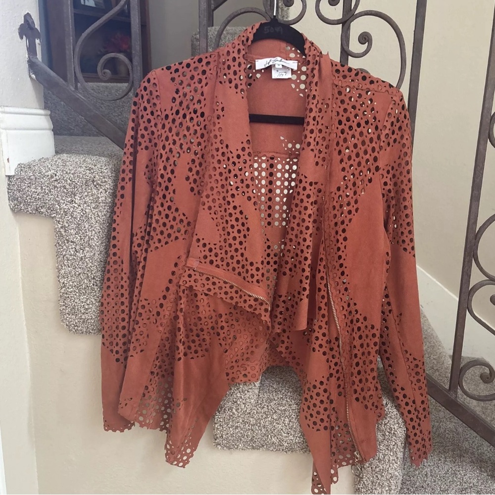 NWT Jeff Gallano (Made IN France) Designer Rust Vegan Suede Size 3 Msrp $189 MT4